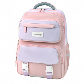 Рюкзак SNOOBAG (СНУБЭГ) PROACTIVE, 2 отделения, 7 карманов, Delicate, сиреневый, 40х29х17 см