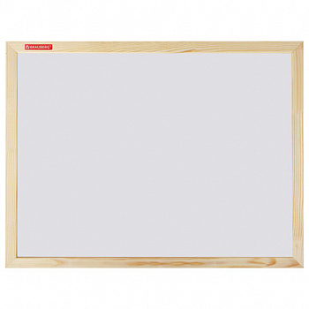 Доска магнитно-маркерная 45х60 см, деревянная рамка, BRAUBERG "Wood"