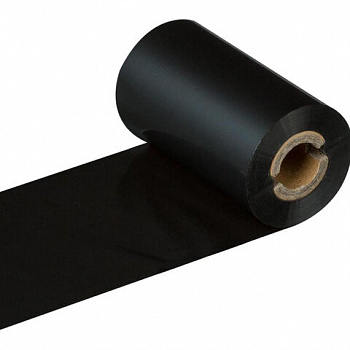 Риббон WAX, 57 мм х 74 м, втулка диаметр 12,7 мм (0,5 дюйма) х ширина 57 мм, красящий слой наружу (OUT)