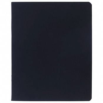 Тетрадь А5 96л. HATBER скоба, клетка, Soft-touch ламинация, SoloMatte_Черный бархат,, 96Т5лВ1