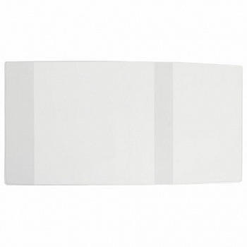 Обложка ПВХ для учебников МАЛОГО ФОРМАТА, СУПЕРПЛОТНАЯ, 180 мкм, 233х450 мм, универсальная, прозрачная, ЮНЛАНДИЯ