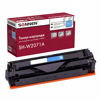 Картридж лазерный SONNEN (SH-W2071A) для HP CLJ 150/178 ВЫСШЕЕ КАЧЕСТВО, голубой, 700 страниц