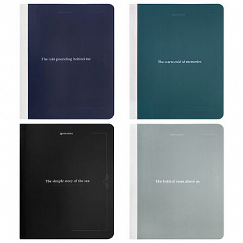 Тетрадь А5 96 л. BRAUBERG, на сшивке с корешком, клетка, обложка картон, "Vintage"