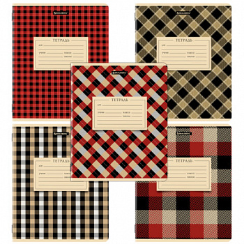 Тетрадь 12 л. BRAUBERG линия, обложка картон, CLASSIC TEXTURE