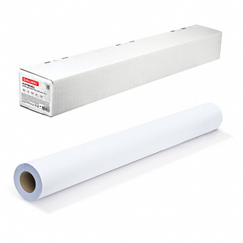 Бумага широкоформатная рулон для плоттера, 1067 мм х 45 м х втулка 50,8 мм, 80 г/м2, белизна CIE 146%, BRAUBERG
