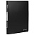 Папка с металлическим скоросшивателем BRAUBERG стандарт, черная, до 100 листов, 0,6 мм