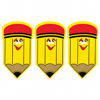 Стиратели магнитные для магнитно-маркерной доски ЮНЛАНДИЯ "Карандаш", 55х100 мм, КОМПЛЕКТ 3 ШТ., 237508.