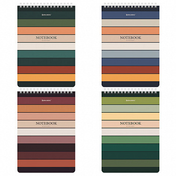 Блокнот А5 (146х206 мм), 60 л., гребень, картон, клетка, BRAUBERG, "Classic"