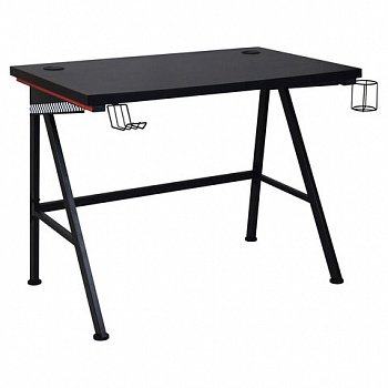 Стол компьютерный на металлокаркасе BRABIX "TECH GT-001", 1000х600х765 мм, черный