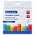 Мел для рисования на асфальте 10 штук, 5 цветов, цветной круглый, BRAUBERG, картонная упаковка, европодвес