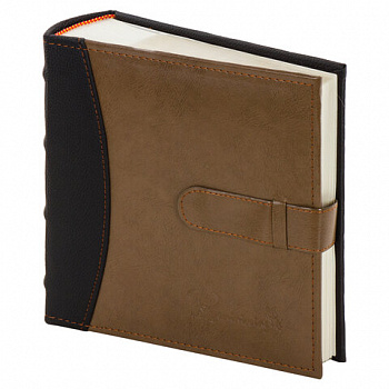 Фотоальбом BRAUBERG "Business style" на 300 фото 10х15 см, под кожу, бумажные страницы, бокс