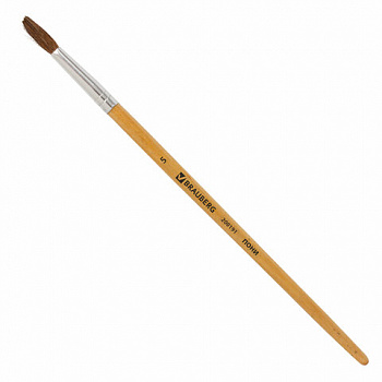 Кисть BRAUBERG, пони, круглая, № 5