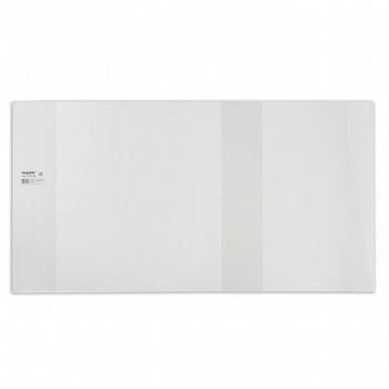 Обложка ПЭ со штрихкодом для рабочих тетрадей и прописей Горецкого, ПЛОТНАЯ, 140 мкм, 243х455 мм, прозрачная, ПИФАГОР