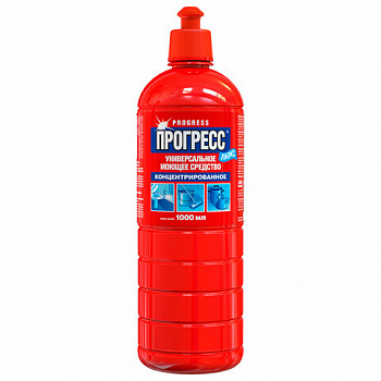 Средство моющее универсальное 1 л, ПРОГРЕСС "Люкс", пуш-пул, М07-1