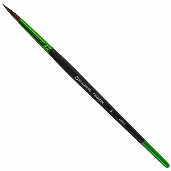 Кисть из ворса пони № 5, BRAUBERG PREMIUM