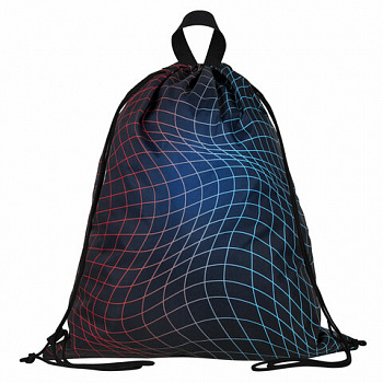 Мешок для обуви BRAUBERG большой удобный с ручкой, 51х41 см, "Neon web"