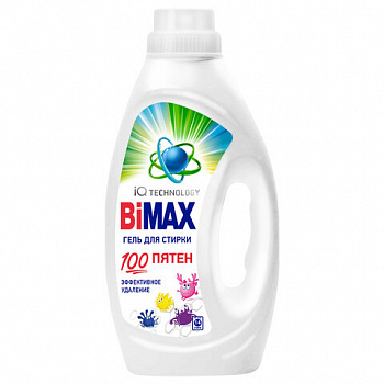 Гель для стирки 900мл BIMAX "100 пятен", ш/к 05977, 998-3