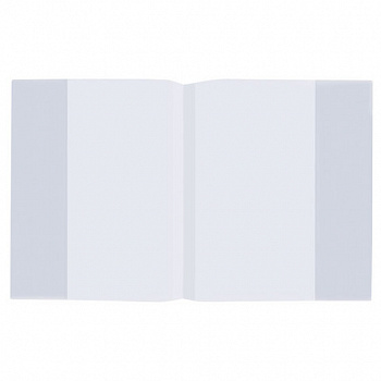 Обложка ПЭ для тетрадей и дневников, 40 мкм, 210х350 мм, прозрачная, ПИФАГОР