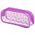 Пенал-косметичка BRAUBERG LUCENT на молнии, прозрачный, "Butterfly", 21х5х9 см