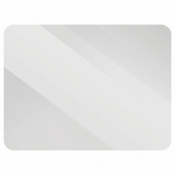 Коврик защитный напольный BRABIX, поликарбонат, 90х120 см, глянец, толщина 0,8 мм, рулон в коробе, 608711