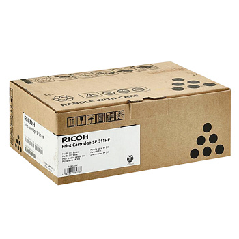 Картридж лазерный RICOH (SP 311UHE) SP 311/SP325, черный, оригинальный, увеличенный ресурс 6400 страниц