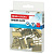 Зажимы для бумаг BRAUBERG EXTRA, КОМПЛЕКТ 12 шт., 32 мм, на 140 л., золотистые, европодвес