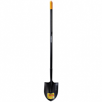 Лопата штыковая цельнометаллическая 22х28 см, ОБЩАЯ ДЛИНА 150 см, черенок сталь, RABBITEX (РАББИТЕКС) "LONG HANDLE"