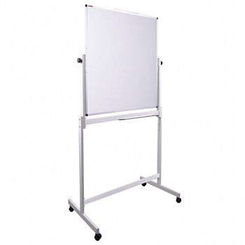 Доска магнитно-маркерная НА СТЕНДЕ 60х90 см, 2-сторонняя, BRAUBERG