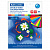 Цветная бумага А4 2-сторонняя офсетная, 50 листов 10 цветов, в папке, BRAUBERG, 200х280 мм, "Рыбки"