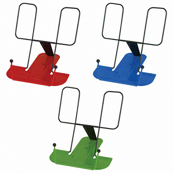 Подставка для книг и учебников ЮНЛАНДИЯ "ORIGINAL", металлическая, ассорти, европодвес