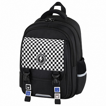 Рюкзак BRAUBERG SNAP, 2 отделения, 3 кармана, "Stylish checks", 39х28х16 см