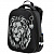 Ранец BRAUBERG SHINY, 2 отделения, с брелком, "Savage lion", светящийся рисунок, 38х28х14 см
