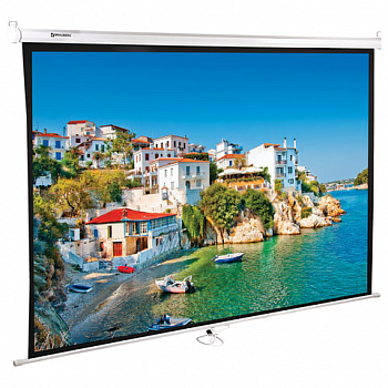 Экран проекционный настенный (150х200 см), матовый, 4:3, BRAUBERG WALL