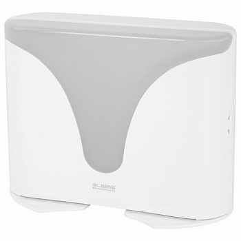 Диспенсер для полотенец EXTRA LAIMA PROFESSIONAL, (Система H2), Z-сложения, белый, ABS-пластик, 609472