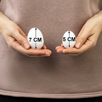 Пенопластовые заготовки для творчества "Эллипсы", 3 шт., ассорти, ОСТРОВ СОКРОВИЩ