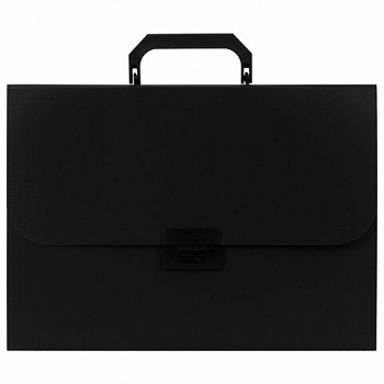 Портфель пластиковый STAFF А4 (330х235х36 мм), 7 отделений, индексные ярлыки, черный