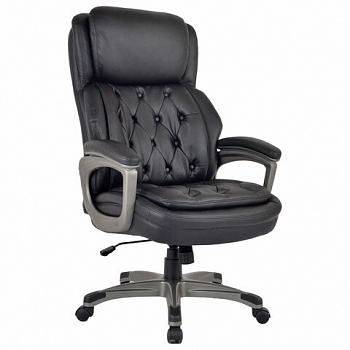 Кресло BRABIX PREMIUM "Regal EX-557", НАГРУЗКА до 150 кг, пружинный блок, экокожа, черный