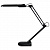 Настольная лампа светильник Дельта + на подставке, ЛЮМИНЕСЦЕНТНАЯ, цоколь 2G7, 11 Вт, чёрный