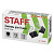 Зажимы для бумаг STAFF "EVERYDAY", КОМПЛЕКТ 12 шт., 15 мм, на 45 листов, черные, картонная коробка