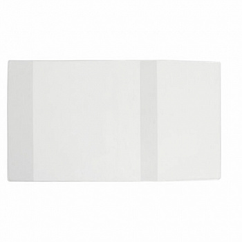 Обложка ПВХ для учебников и тетрадей А4, контурных карт, атласов БОЛЬШОГО ФОРМАТА, ПЛОТНАЯ, 100 мкм, 295х560 мм, прозрачная, ПИФАГОР