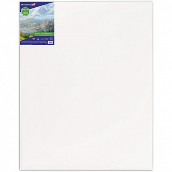 Холст на подрамнике BRAUBERG ART CLASSIC, 80х100см, 440 г/м2, грунт, 100% хлопок, крупное зерно