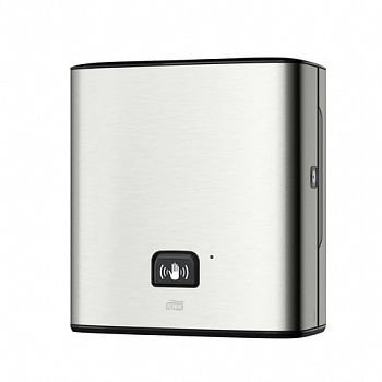 Диспенсер для полотенец СЕНСОРНЫЙ TORK (Система H1) Matic, в рулонах, (батарея R20) металлический