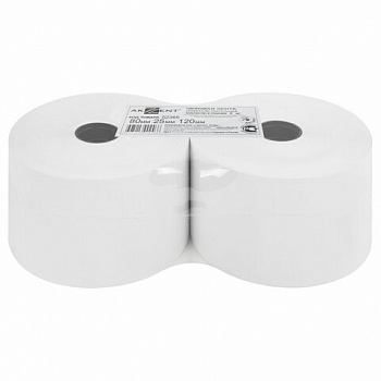 Чековая лента ТЕРМОБУМАГА 80 мм (диаметр 120 мм, длина 150 м, втулка 26 мм), слой наружу, КОМПЛЕКТ 2 шт., AKZENT