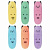 Набор текстовыделителей мини 6 ЦВЕТОВ BRAUBERG KIDS "CUTE CATS PASTEL", линия 1-5 мм