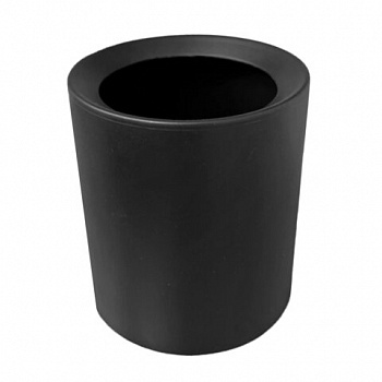 Контейнер урна ведерко для мусора НАСТОЛЬНОЕ без крышки 2л, 155х130х145мм, черный, BoomHouse
