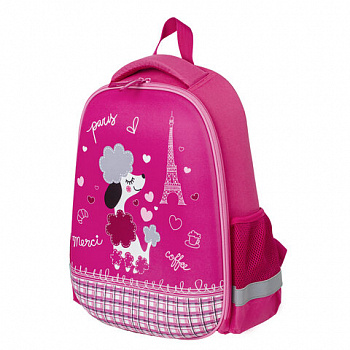 Ранец ПИФАГОР EVA BASIC, 1 отделение, "Trip to Paris", 39х30х16 см