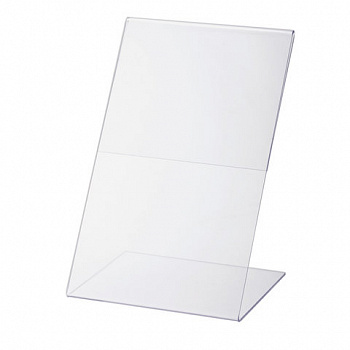 Держатели для ценников, 80х130 мм, КОМПЛЕКТ 5 шт., оргстекло, BRAUBERG