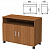 Тумба для оргтехники "Канц", 900х430х677 мм, 2 двери, цвет орех пирамидальный, ТК28.9