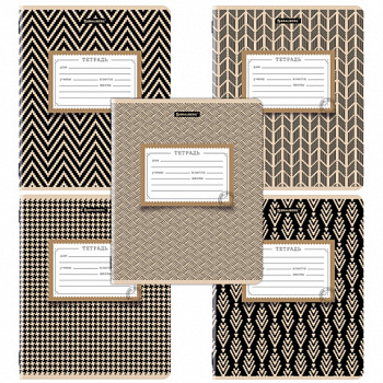 Тетрадь 12 л. BRAUBERG линия, обложка картон, TEXTURE