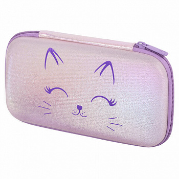 Пенал BRAUBERG SHINY, 1 отделение, 1 откидная планка, EVA, 22х13х4 см, "Cheerful"